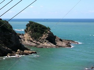 台風の過ぎた海